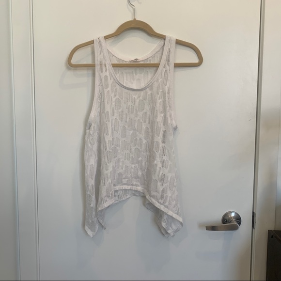 White Lace SwingTank boho top - Picture 9 of 14